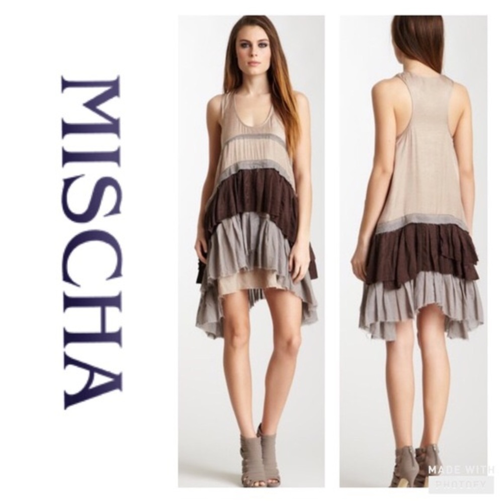 Layered Ruffled Dress Mischa Barton - Picture 2 of 5